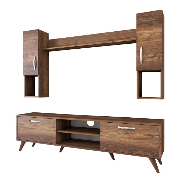 Set Living M27, comoda TV si corpuri suspendate, 180x35x48,6 cm [10]