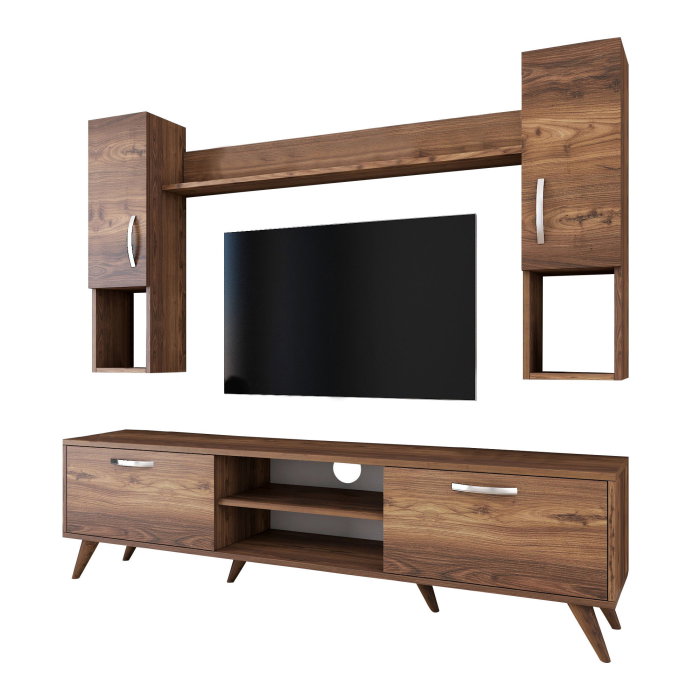 Set Living M27, comoda TV si corpuri suspendate, 180x35x48,6 cm [7]