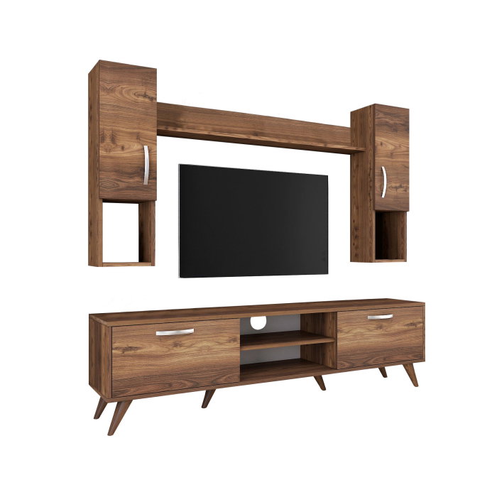Set Living M27, comoda TV si corpuri suspendate, 180x35x48,6 cm [6]