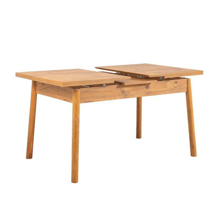 Set masa extensibila si scaune SANTIAGO ATLANTICE, 4 piese, pin atlantic, 120-153x75x77 cm [6]