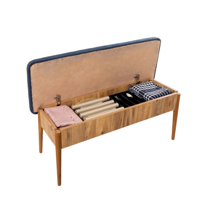 Set masa si scaune VINA, 5 piese, pin atlantic, 130x80x77 cm [8]