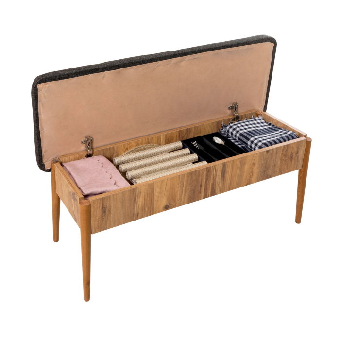 Set masa extensibila si scaune VINA, 5 piese, 165x80x75 cm [7]