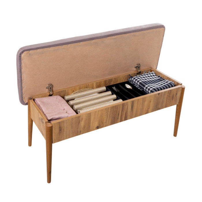Set masa si scaune VINA, 5 piese, 130x80x77 cm [8]