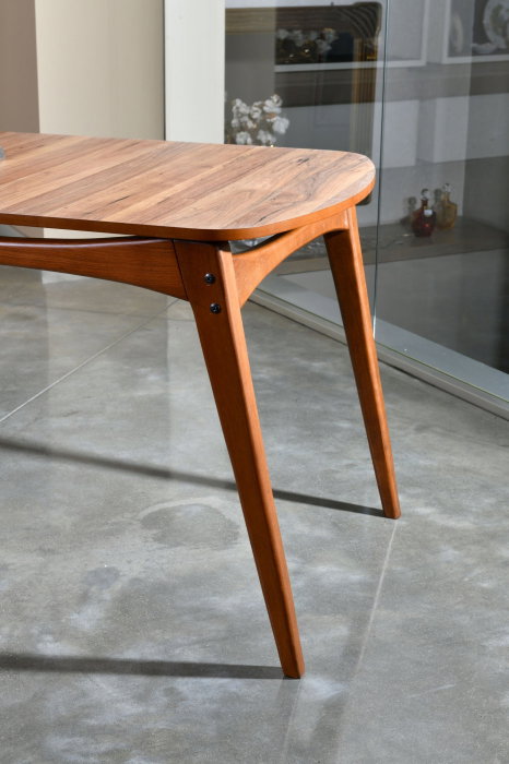 Set masa si scaune TOUCH WOODEN, 5 piese, 160x80x75 cm [13]
