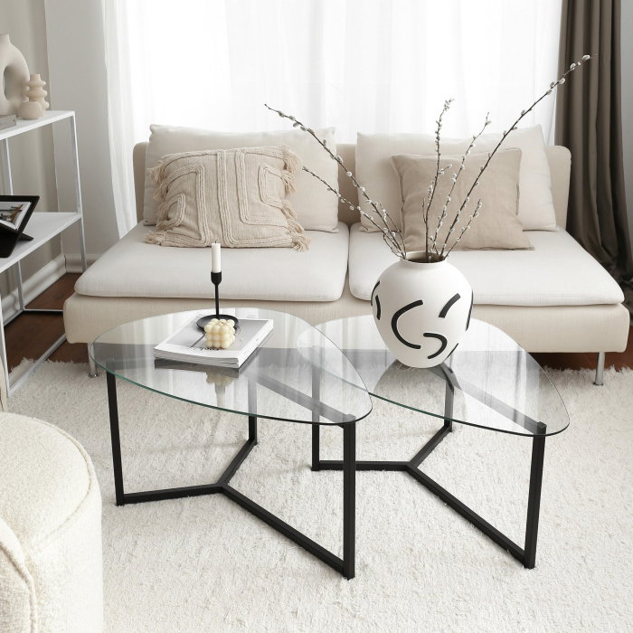 Set masuta de cafea BELLISIMO, 82x58x40 cm [3]