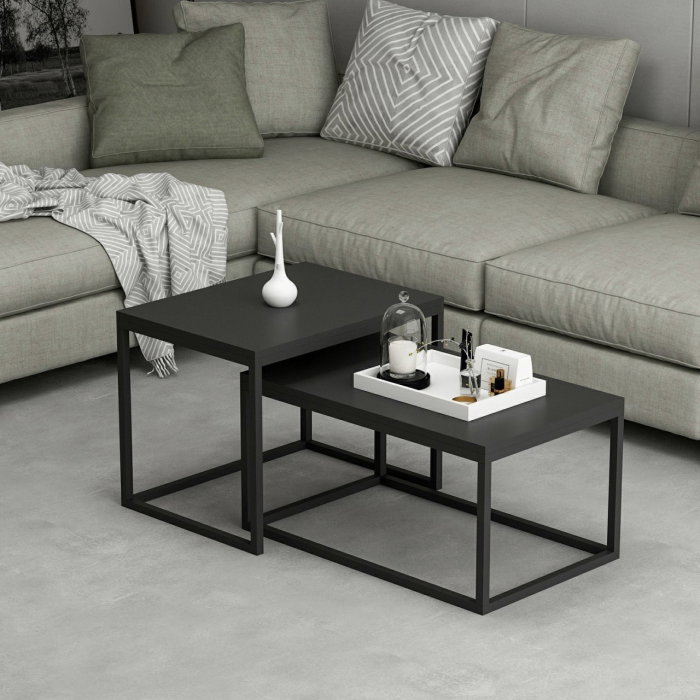 Set masuta de cafea LEKA, 72x37x45 cm [2]