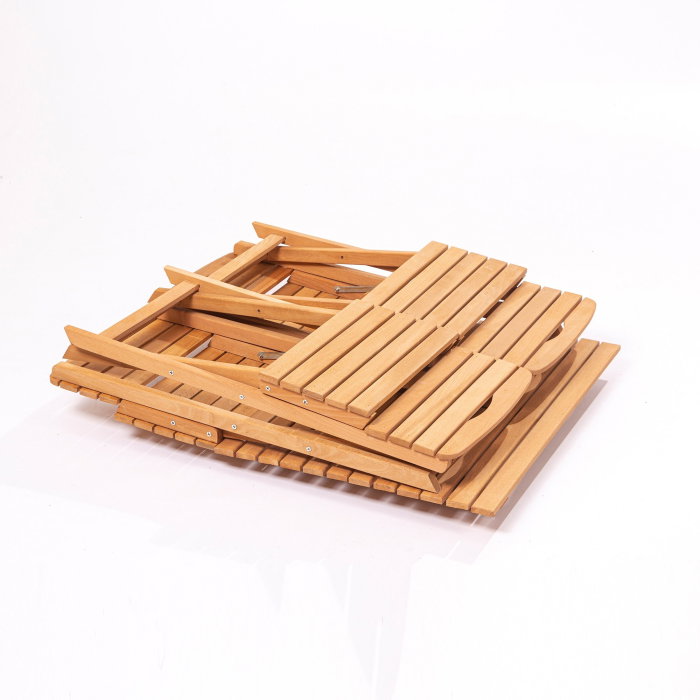 Set masuta si 4 scaune gradina MY004A, 5 piese, crem + natural, 80x60x72 cm [8]