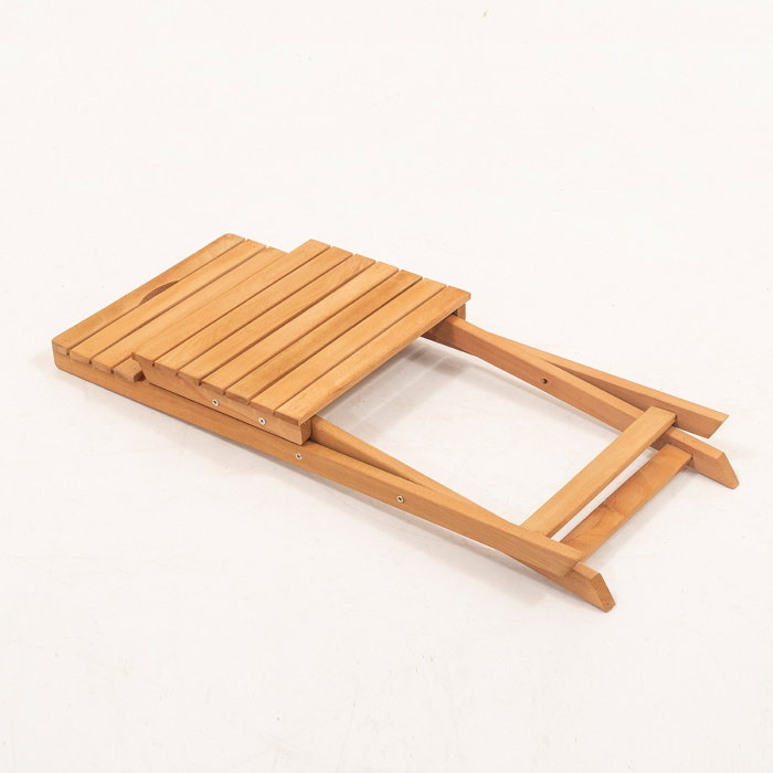 Set masuta si 4 scaune gradina MY004A, 5 piese, crem + natural, 80x60x72 cm [5]