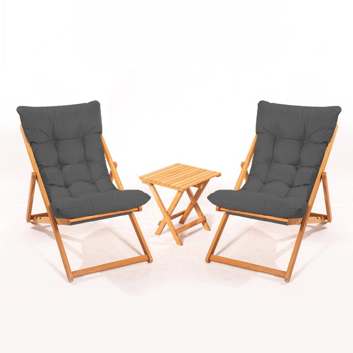 Set masa si scaune gradina MY005, 3 piese, 59x44x90 cm [1]