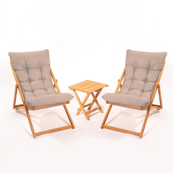 Set masa si scaune gradina MY005, 3 piese, 59x44x90 cm [1]