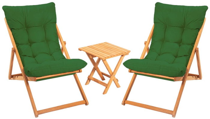 Set masa si scaune gradina MY005, 3 piese, 59x44x90 cm [3]