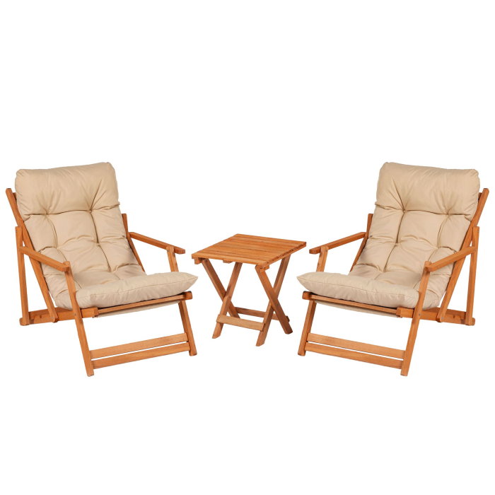 Set masuta si scaune gradina MY007, 3 piese, 50x50x81 cm [1]