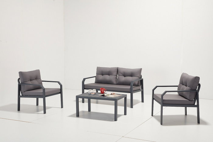 Set mobilier de gradina cu masuta ARYA, 130x61x70 cm [2]