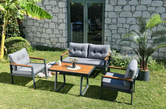 Set mobilier de gradina cu masuta TIVOLI, 129,5x74,5x74,5 cm [2]
