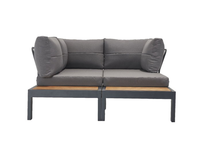 Set mobilier de grădină cu masuta VERONA WOOD, 258x184x85 cm [6]