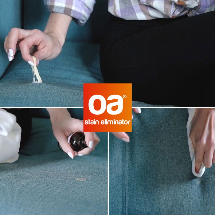 Set pentru curatarea tapiteriei OA Sofa & Eliminator 250 ml + 1 Laveta din microfibra 35x35 cm [6]