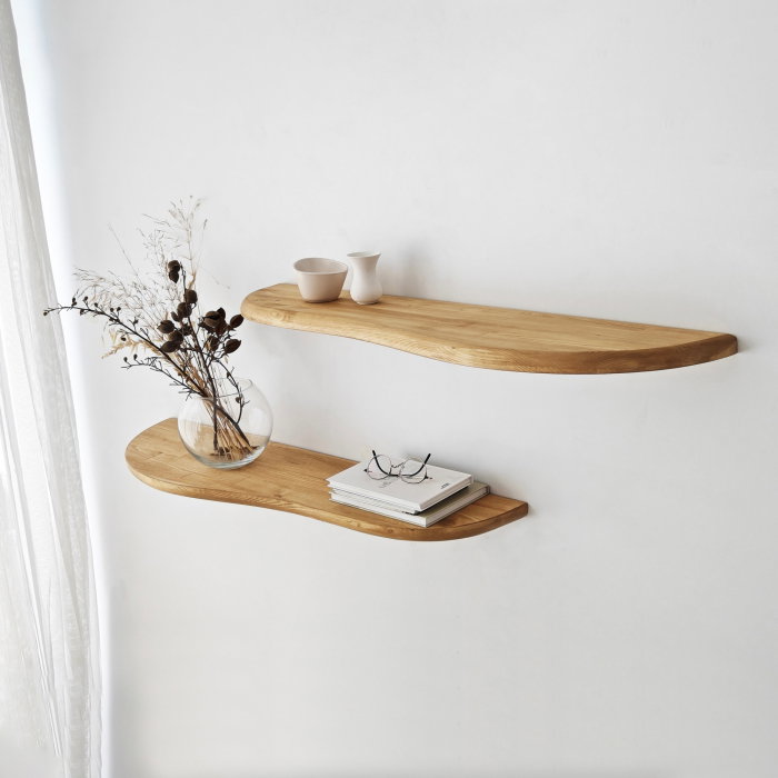 Set rafturi suspendate WAVY 2, 100x25x2,2 cm [2]