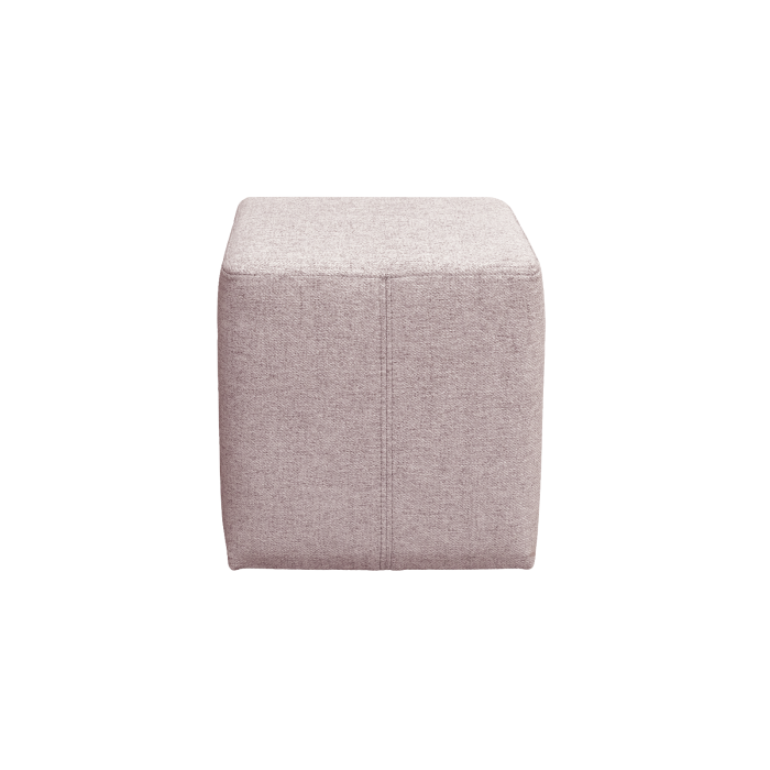 Taburet ROKA, roz, 35x35x38 cm