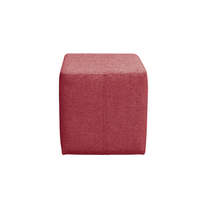 Taburet ROKA, rosu, 35x35x38 cm