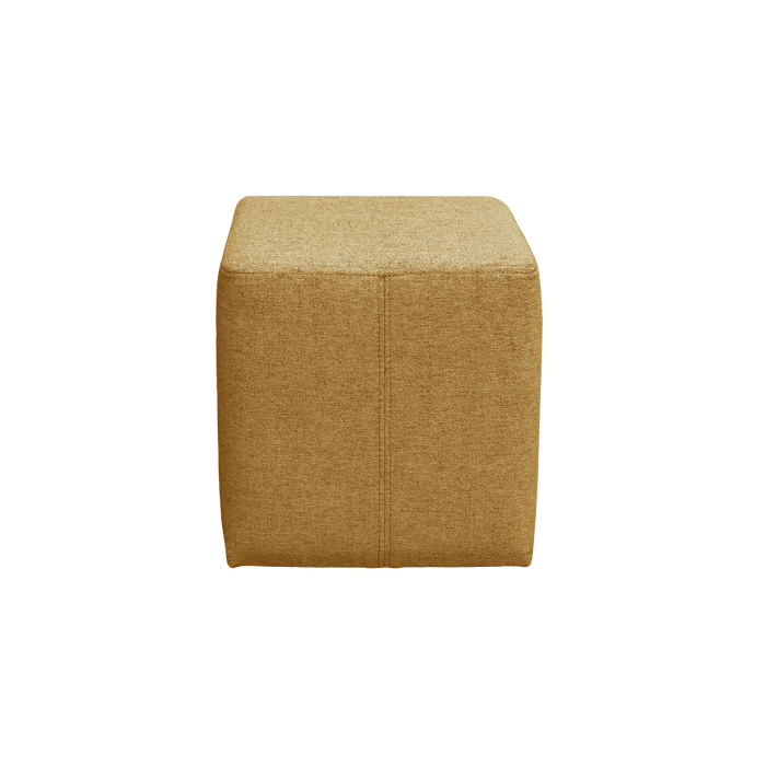 Taburet ROKA, mustar, 35x35x38 cm