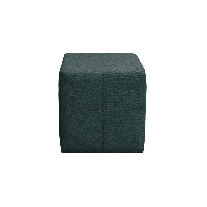 Taburet ROKA, verde inchis, 35x35x38 cm