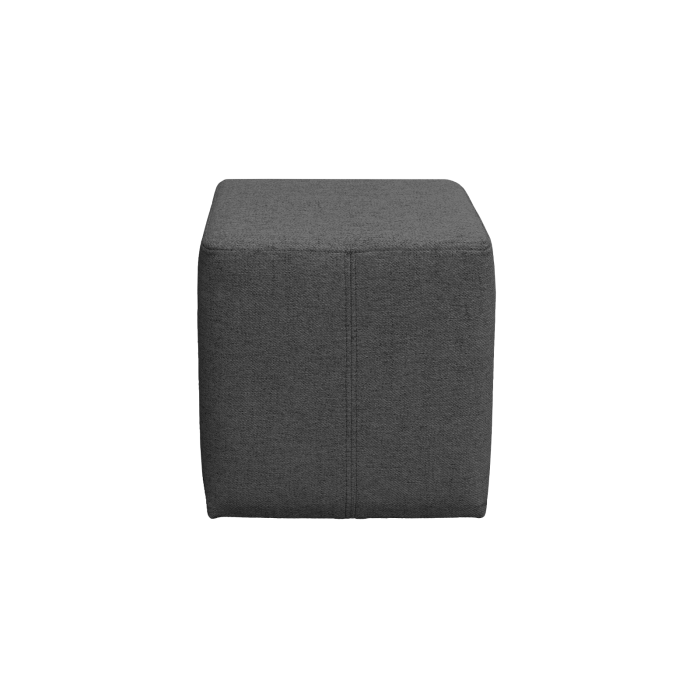 Taburet ROKA, gri inchis, 35x35x38 cm