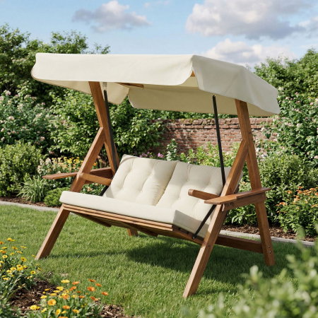 Leagan de gradina GALATA SWING S2, 2 locuri, 160x120x195 cm [1]