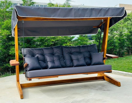 Leagane si Balansoare - Balansoar de gradina LUNA DELUXE 2600, 3 locuri, 243x139x195 cm