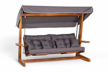 Leagane si Balansoare - Balansoar de gradina LUNA DELUXE 2600, 3 locuri, 243x139x195 cm