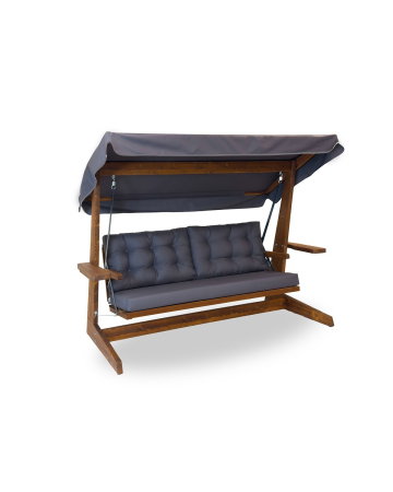 Balansoar de gradina VIVA 2400, 3 locuri, 237x100x175 cm [6]