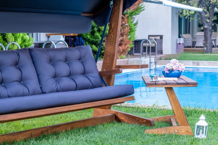 Balansoar de gradina VIVA 2400, 3 locuri, 237x100x175 cm [5]