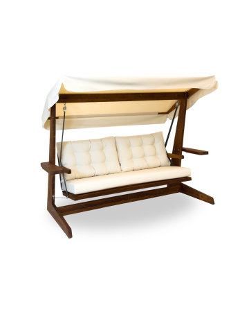 Balansoar de gradina VIVA 2400, 3 locuri, 237x100x175 cm [10]