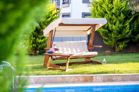 Balansoar de gradina VIVA 2400, 3 locuri, 237x100x175 cm [8]