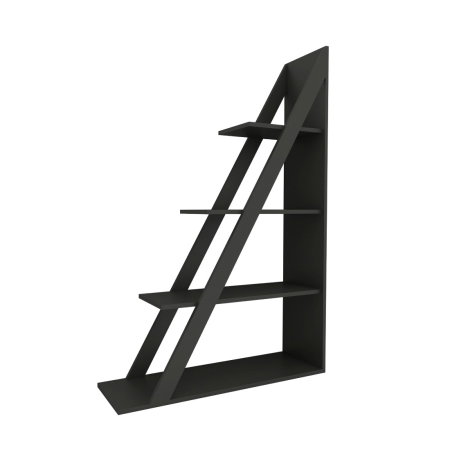 Biblioteca ARVEN, antracit, 100x29,5x150 cm