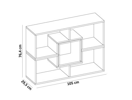 Biblioteca BELED, 105x29,5x76,4 cm [8]