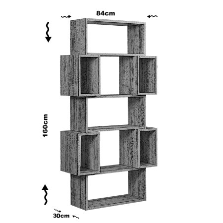 Biblioteca BOX, 84x30x160 cm [4]