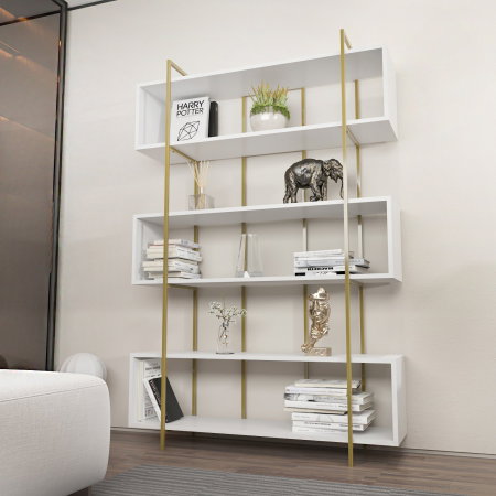 Biblioteci - Biblioteca BRUTI, 120x29,6x180 cm