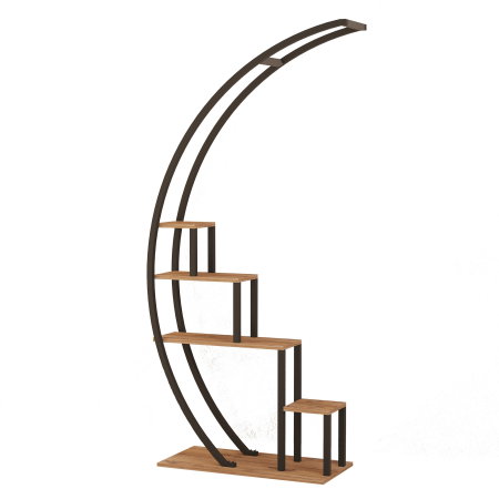 Biblioteci - Biblioteca GARDEN, pin atlantic, 85x35x180 cm