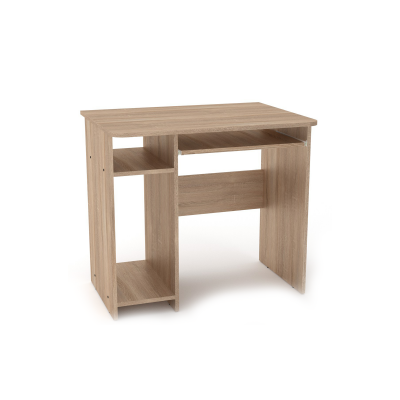 Back to School - Birou PC SKM-12, cu suport tastatura si rafturi depozitare, cires, 82x60x74 cm - ExpoMob