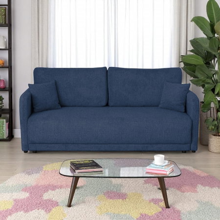 Canapea extensibila BERNA S, 3 locuri, cu arcuri si lada depozitare, 210x110x93 cm [4]
