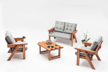 Terasa - Canapea de gradina ABANT, 3 locuri, 161x80x88 cm