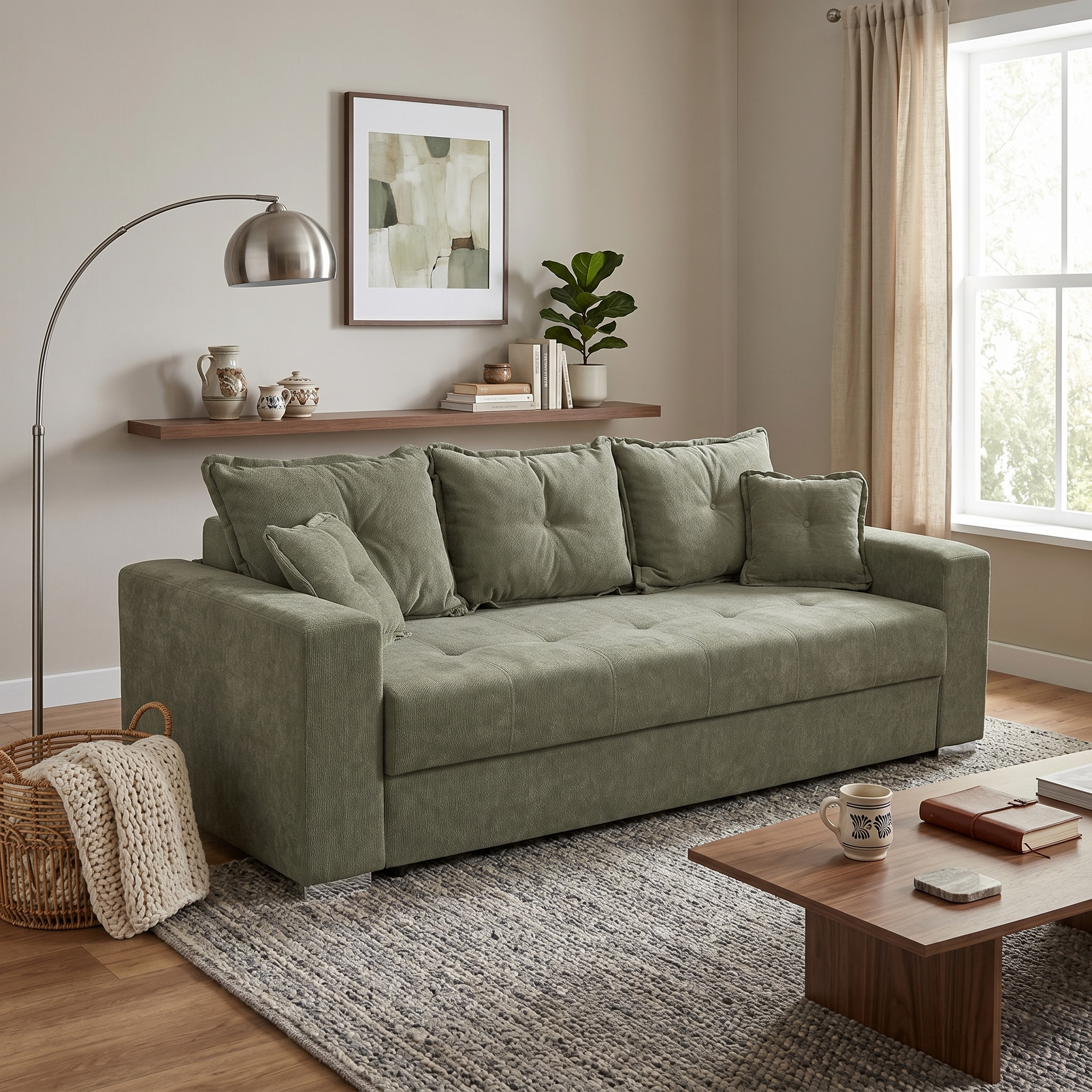 Canapea extensibila ARISSA, 3 locuri, cu arcuri, 235x110x77 cm - ExpoMob [5]