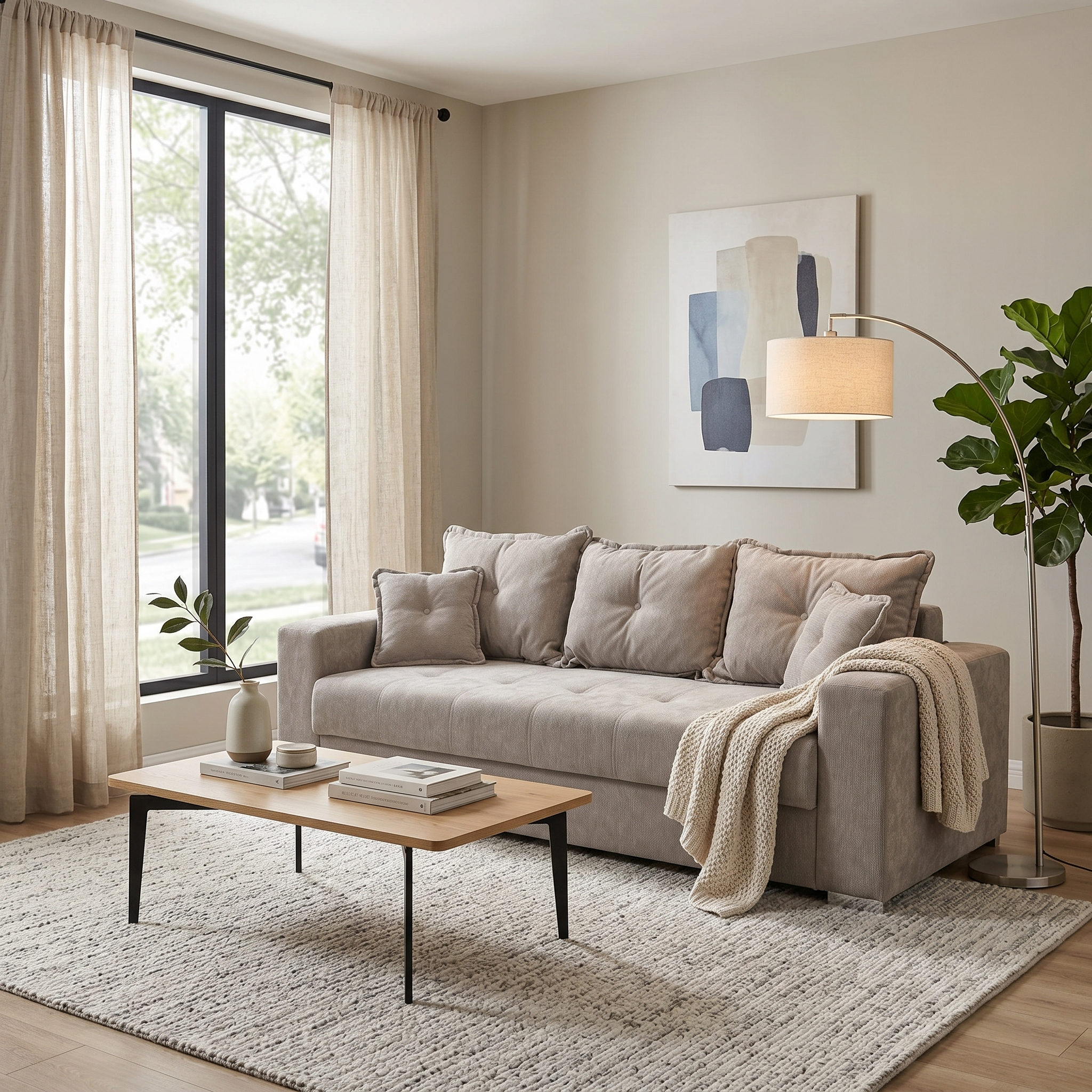 Canapea extensibila ARISSA, 3 locuri, cu arcuri, 235x110x77 cm - ExpoMob [5]