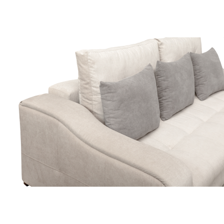 Canapea extensibila ATENA, 3 locuri, cu arcuri si lada depozitare, bej, 250x120x100 cm [4]