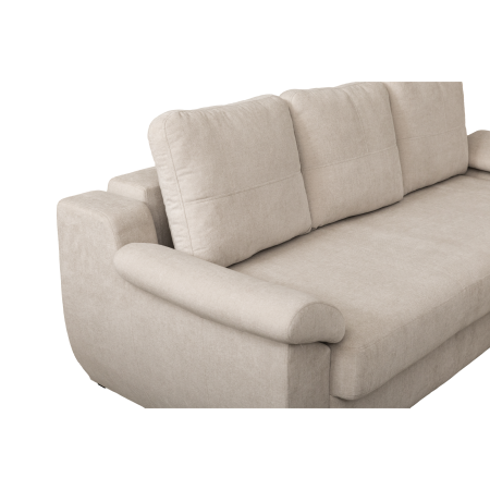 Canapea extensibila HAVANA, 3 locuri, cu arcuri si lada depozitare, bej, 240x100x100 cm [4]