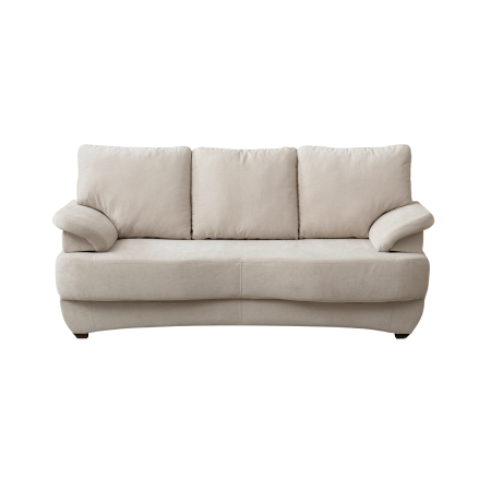 Canapele Moderne - Canapea extensibila LOTUS, 3 locuri, cu arcuri si lada depozitare, bej, 200x100x90 cm
