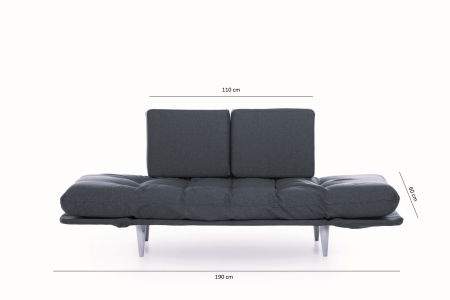 Canapea extensibila NINA, 3 locuri, 190x85x80 cm [8]