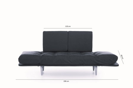 Canapea extensibila NINA, 3 locuri, 190x85x80 cm [8]