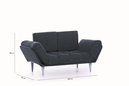 Canapea extensibila NINA, 3 locuri, 190x85x80 cm [7]