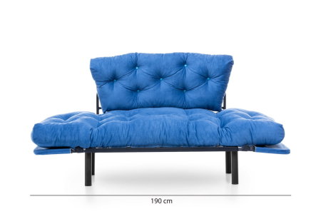 Canapea extensibila NITTA, 2 locuri, 155x70x85 cm [12]